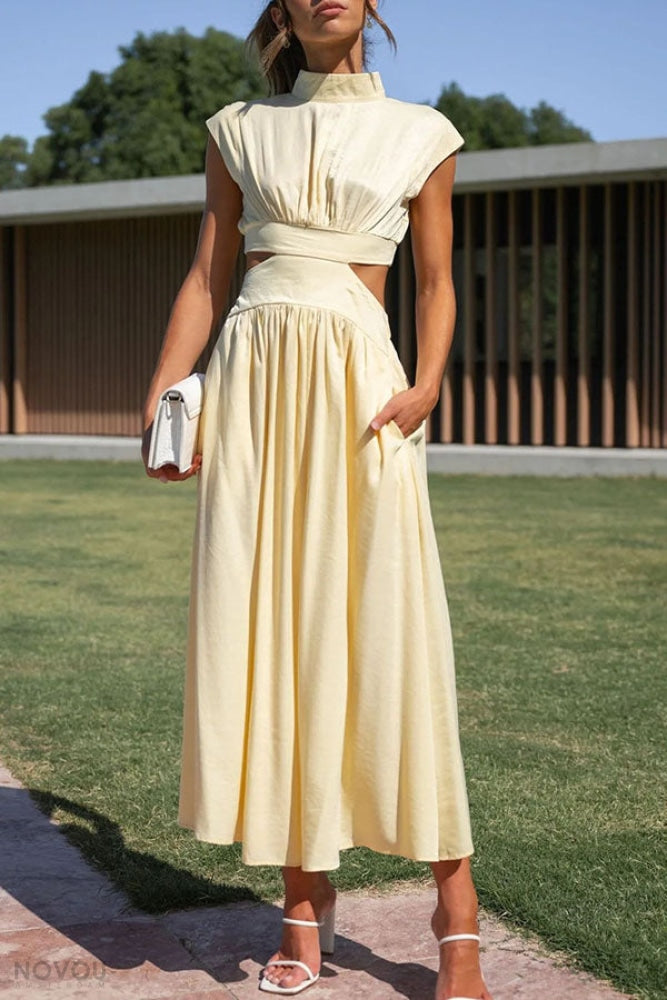 Levoire | Robe Lastique Jaune