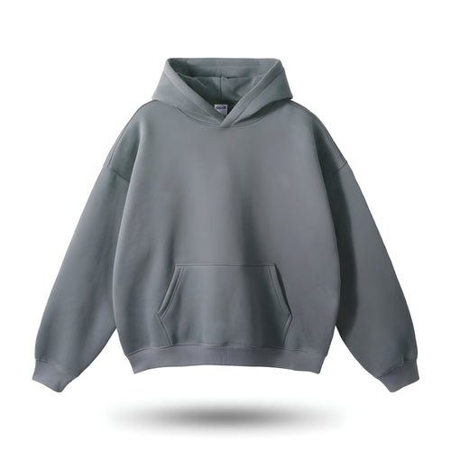 Levoire | Sweat À Capuche Gris Avec Poche Kangourou Pour Hommes