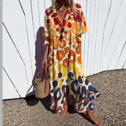 Levoire | Robe Boho à décolleté en V