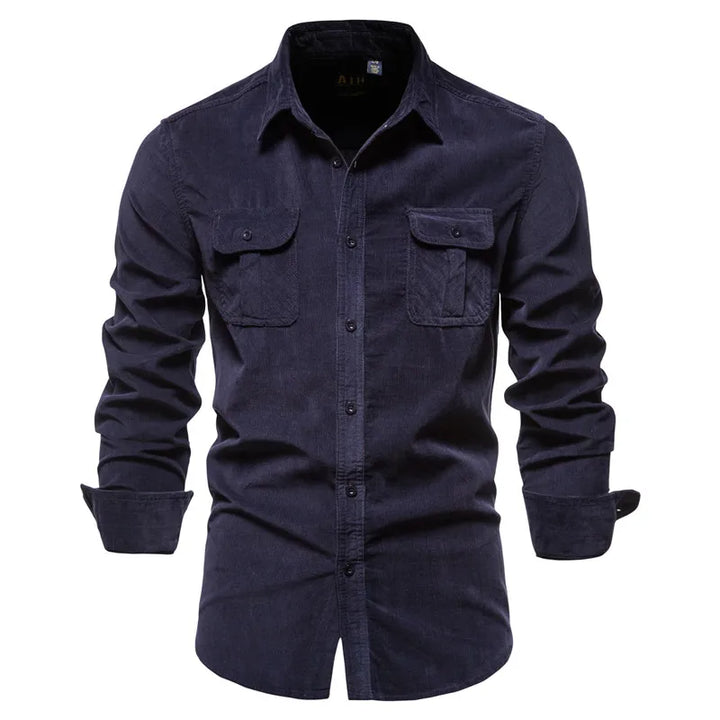 Levoire | Chemise En Coton Pour Hommes Merensininen
