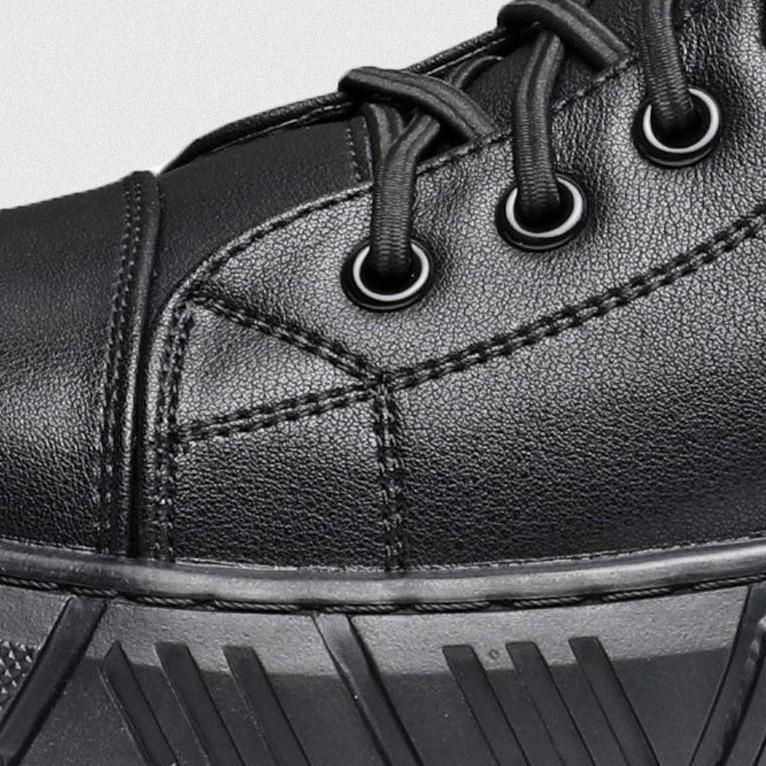 Levoire | Cuir Haut Top Baskets