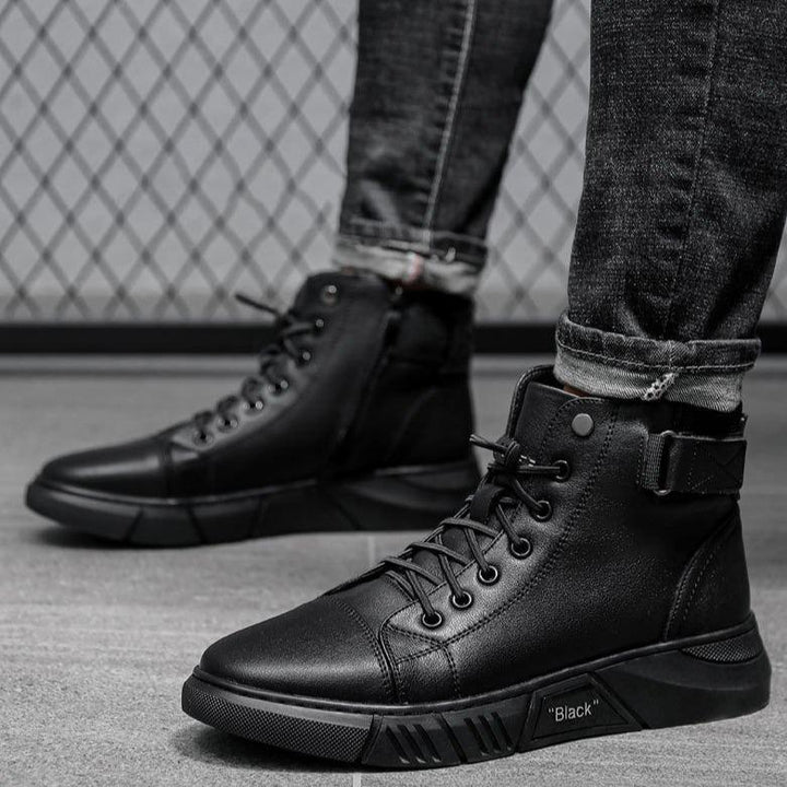 Levoire | Cuir Haut Top Baskets