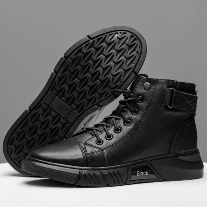 Levoire | Cuir Haut Top Baskets