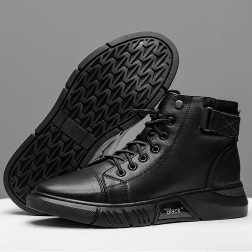 Levoire | Cuir Haut Top Baskets
