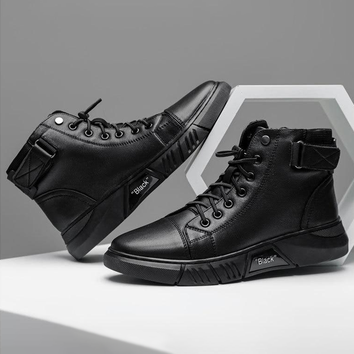 Levoire | Cuir Haut Top Baskets