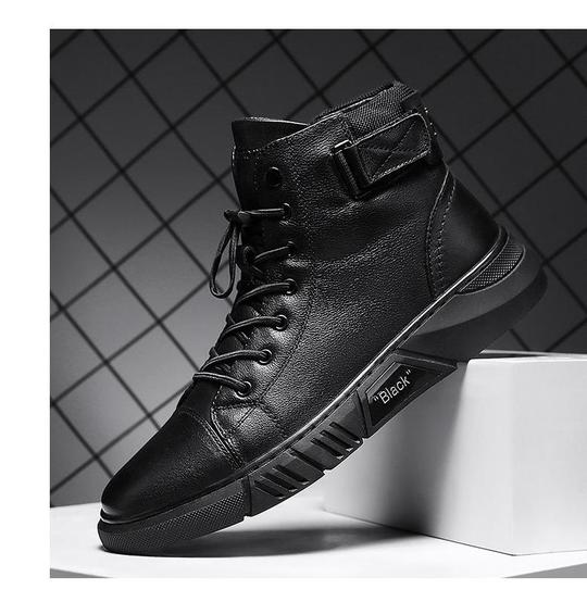 Levoire | Cuir Haut Top Baskets
