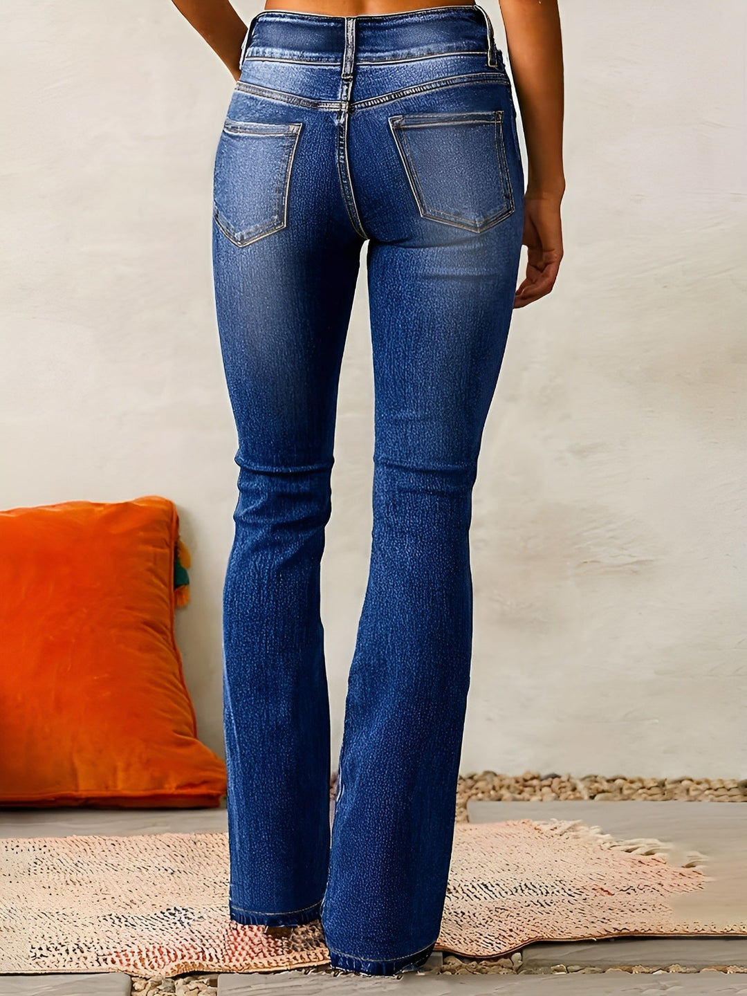 Levoire | Pantalons En Denim Taille Haute Et Jambe Large