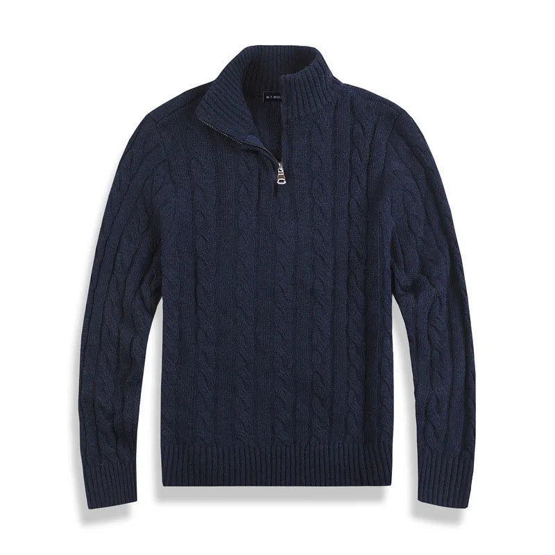 Levoire | Pull En Coton À Zip Quart Merensininen