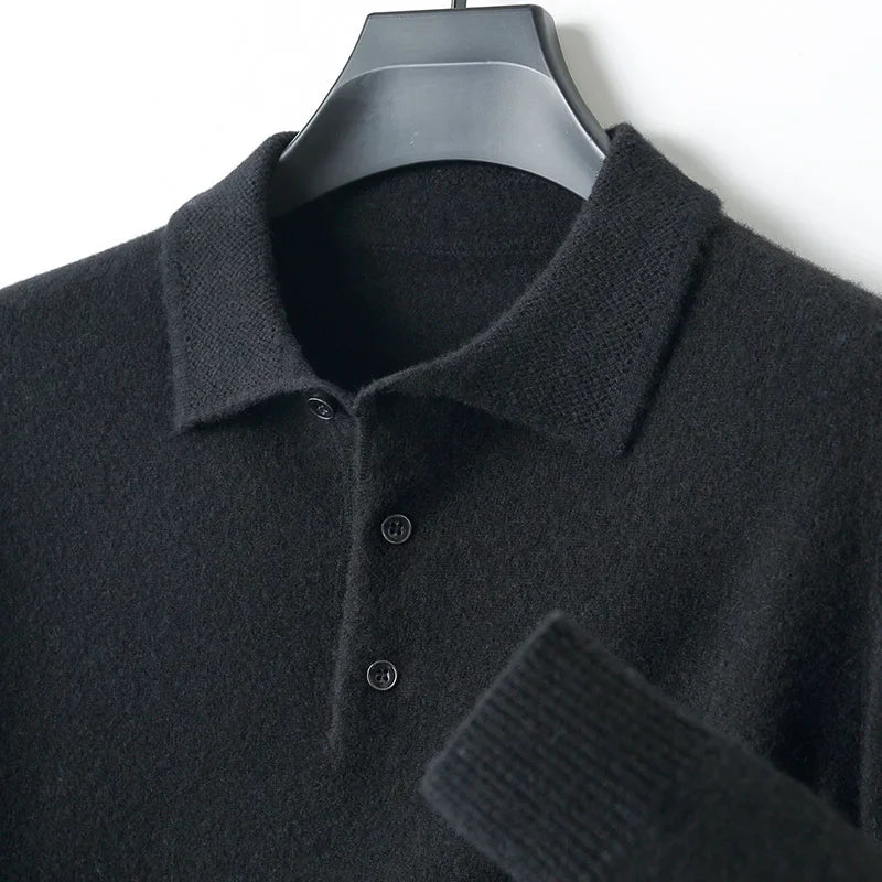 Levoire | Pull en laine mérinos Noir