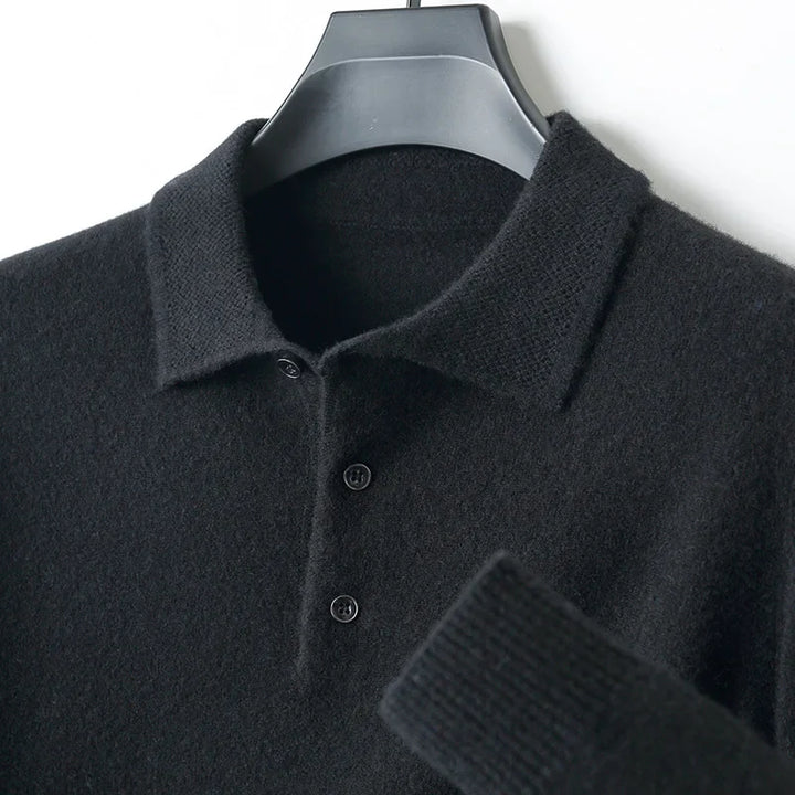 Levoire | Pull en laine mérinos Noir