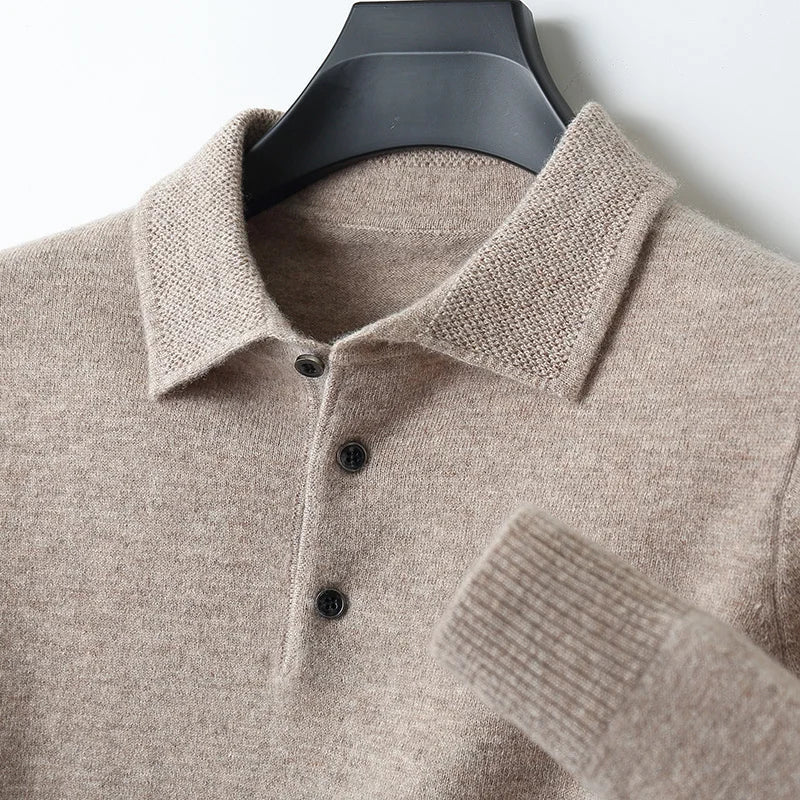 Levoire | Pull en laine mérinos Chameau
