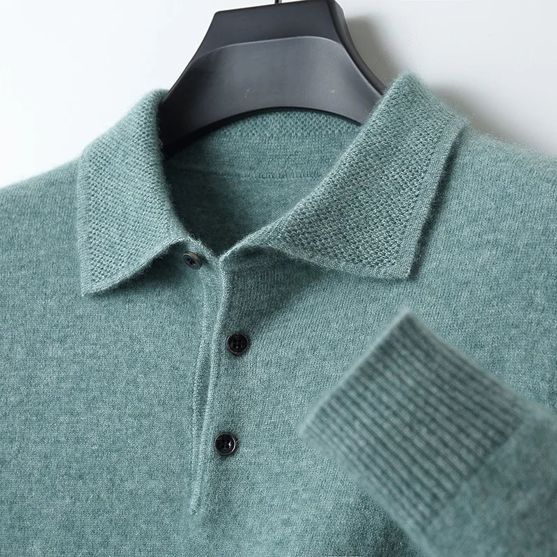 Levoire | Pull en laine mérinos Vert