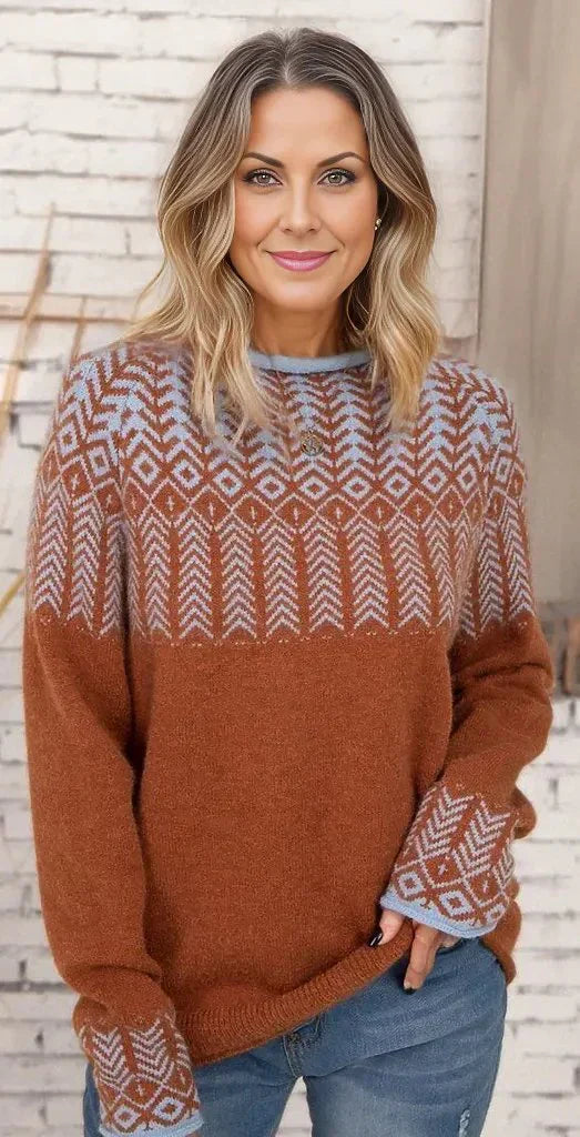 Levoire | Grande Taille Pull Avec Coupe Décontractée Et Manches Longues 2XL