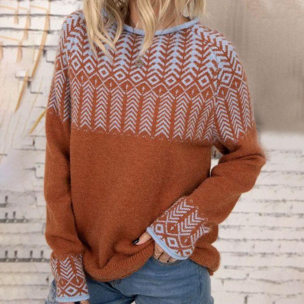 Levoire | Grande Taille Pull Avec Coupe Décontractée Et Manches Longues
