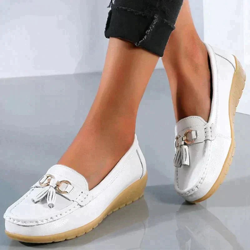 Levoire | Chaussures Confortables À Lacets Blanc