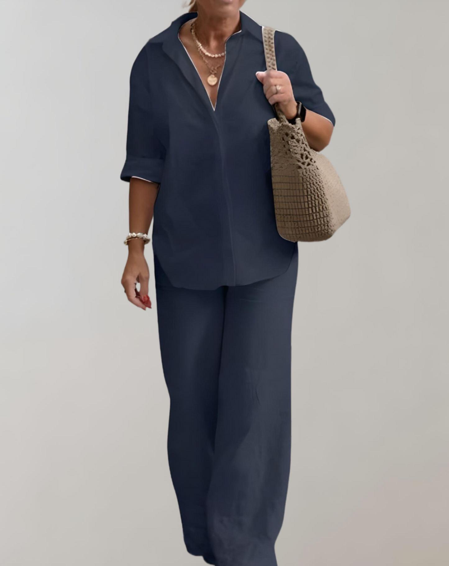 Levoire | Ensemble Co-Ord À Deux Pièces Tenue Décontractée Élégante Merensininen