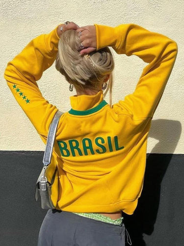 Levoire | Sweatshirt À Capuche Décontracté De Couleur Contrastante