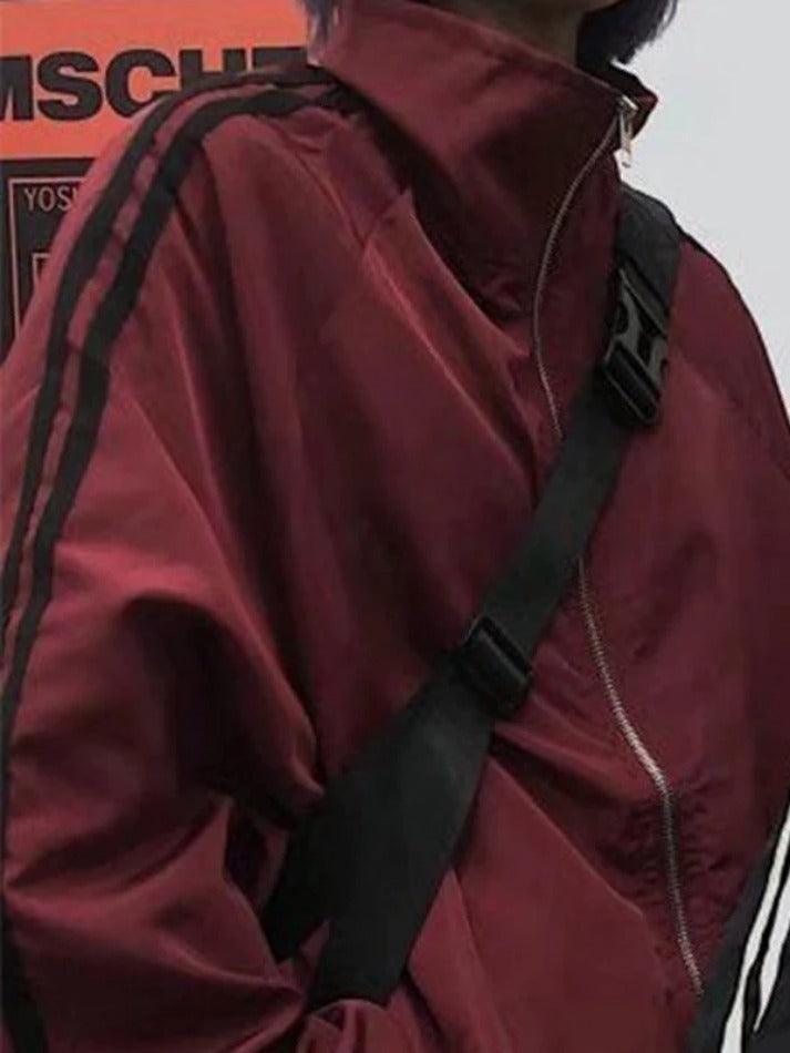 Levoire | Veste Zippée À Rayures Contrastées