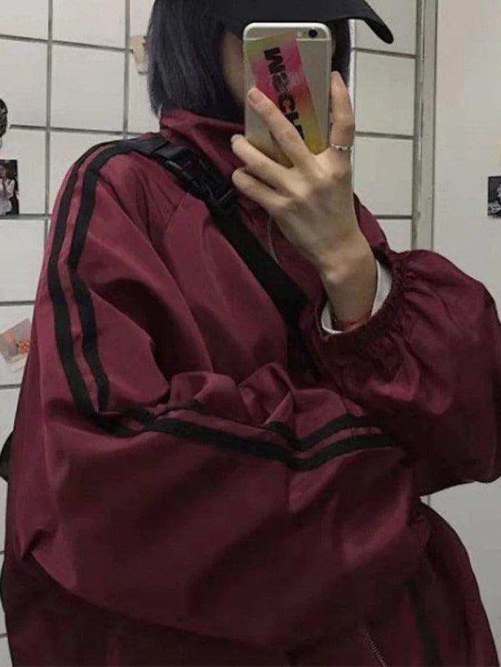 Levoire | Veste Zippée À Rayures Contrastées