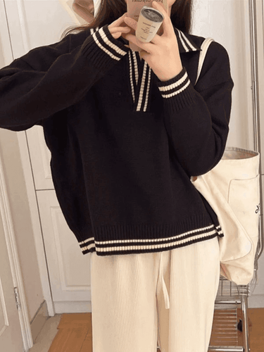 Levoire | Sweat-Shirt À Col Contrasté