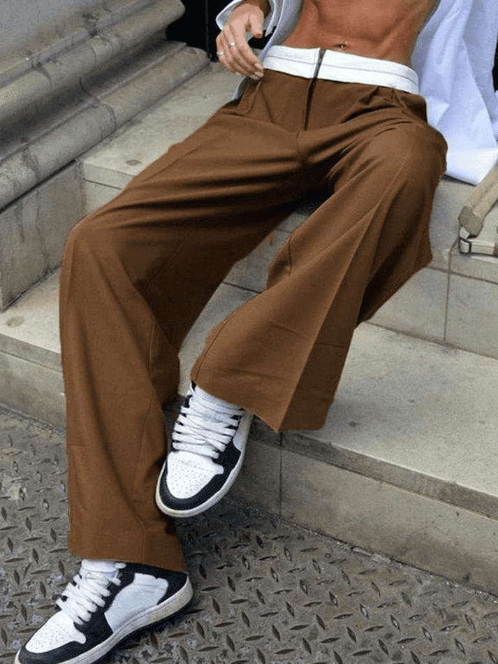 Levoire | Pantalon Sur Mesure Taille Vintage Contrasté