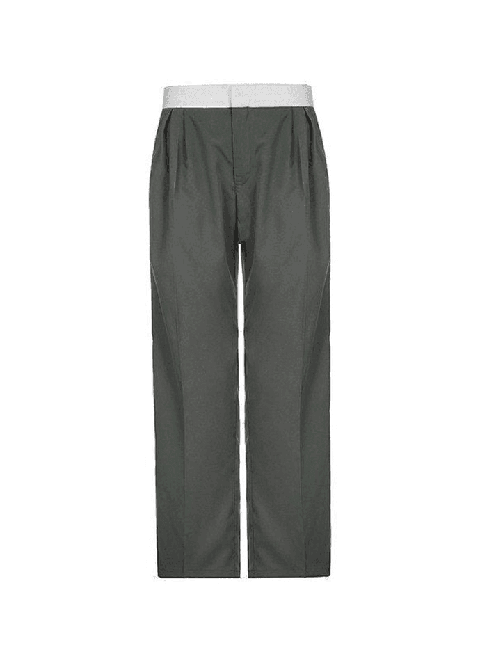 Levoire | Pantalon Sur Mesure Taille Vintage Contrasté