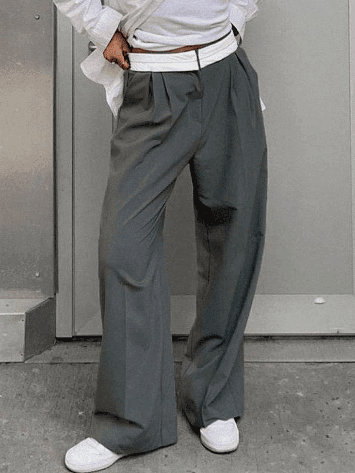Levoire | Pantalon Sur Mesure Taille Vintage Contrasté
