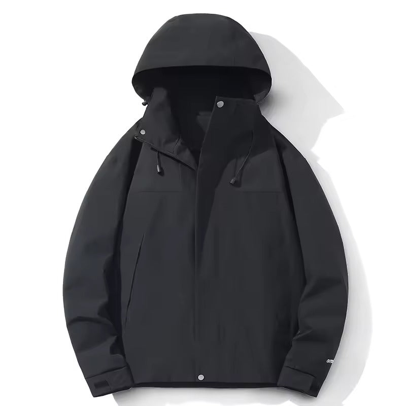 Levoire | Veste Extérieure Résistante aux Intempéries Noir