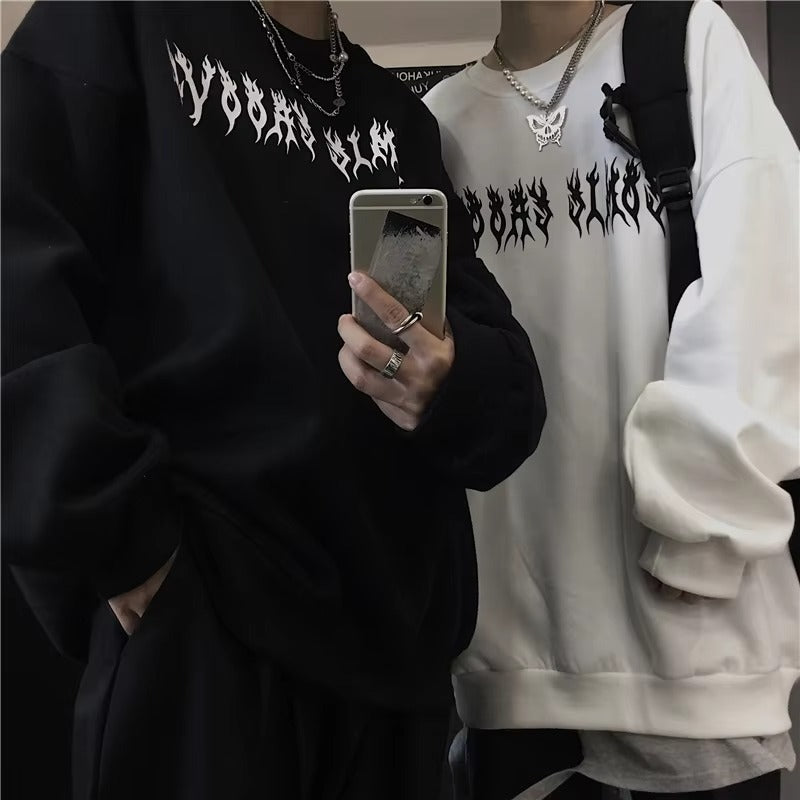 Levoire | Sweat À Capuche À Imprimé Gothique Pour Hommes Et Femmes