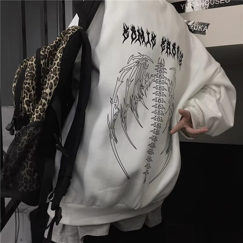 Levoire | Gootti Sweat À Capuche Avec Motif De Squelette Pour Hommes Et Femmes