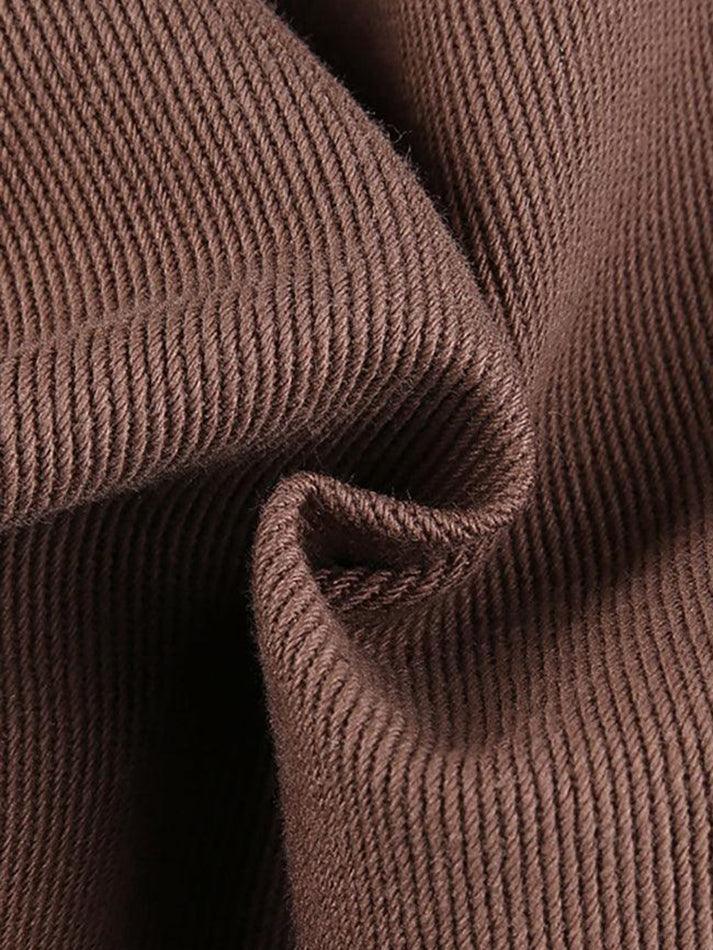 Levoire | Pantalon En Velours Côtelé À Jambe Droite