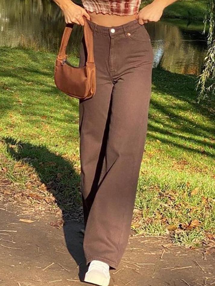Levoire | Pantalon En Velours Côtelé À Jambe Droite