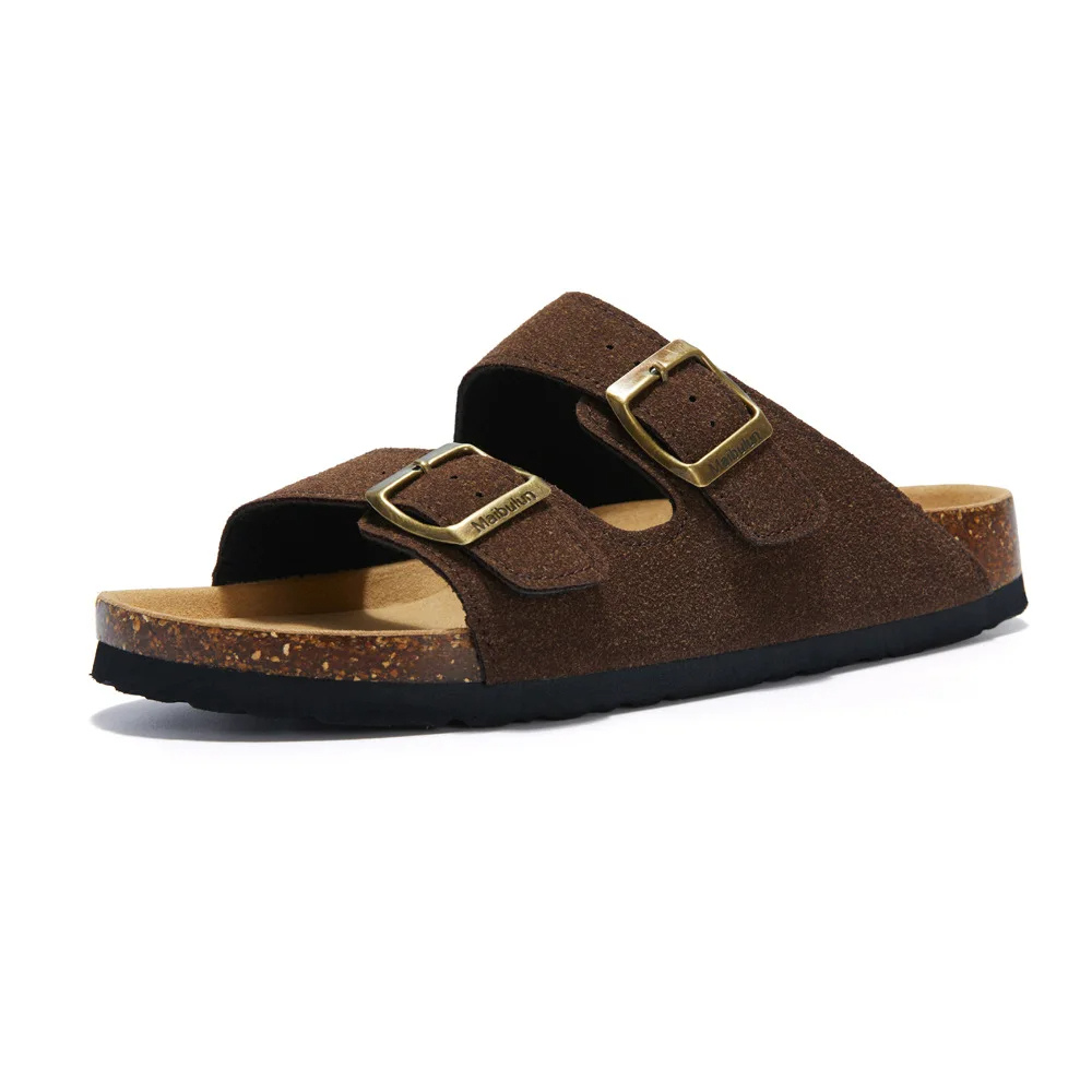 Levoire | Ortho Comfort Sandales Semelles En Liège Braun