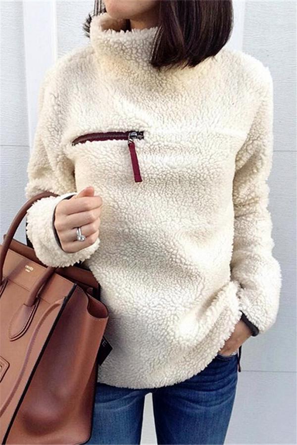 Levoire | Teddy Pull Pour Des Jours Confortables Beige