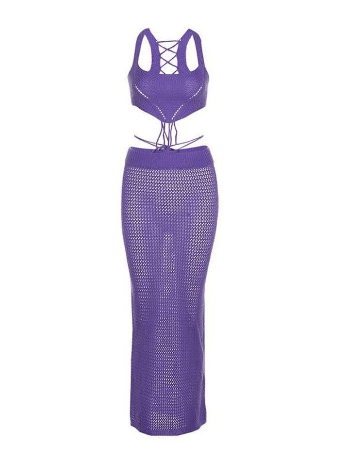 Levoire | Ensemble De Jupe En Crochet Pour L'Été