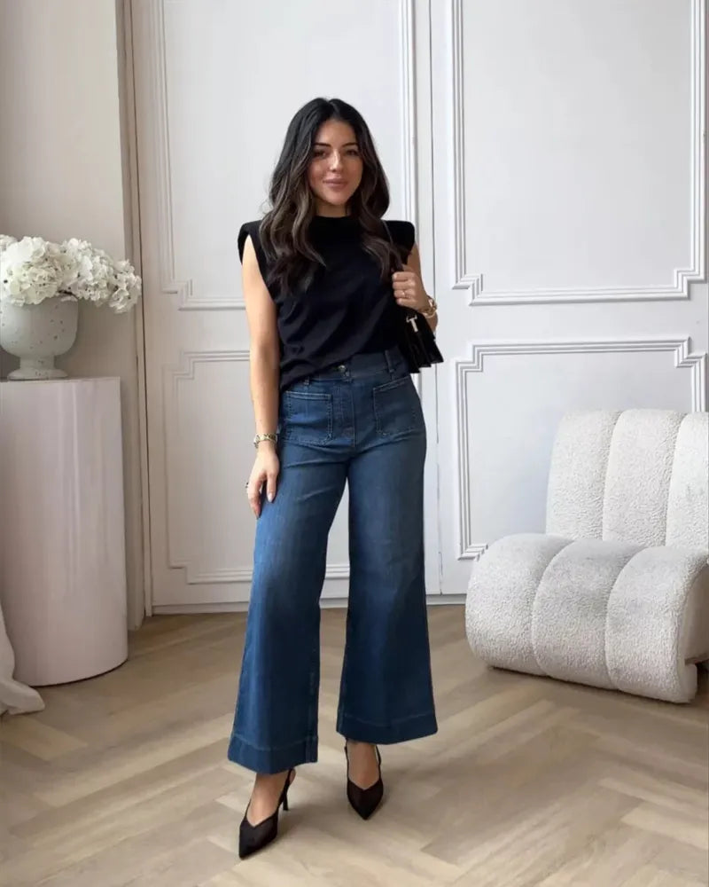 Levoire | Jean Femme À Jambes Larges