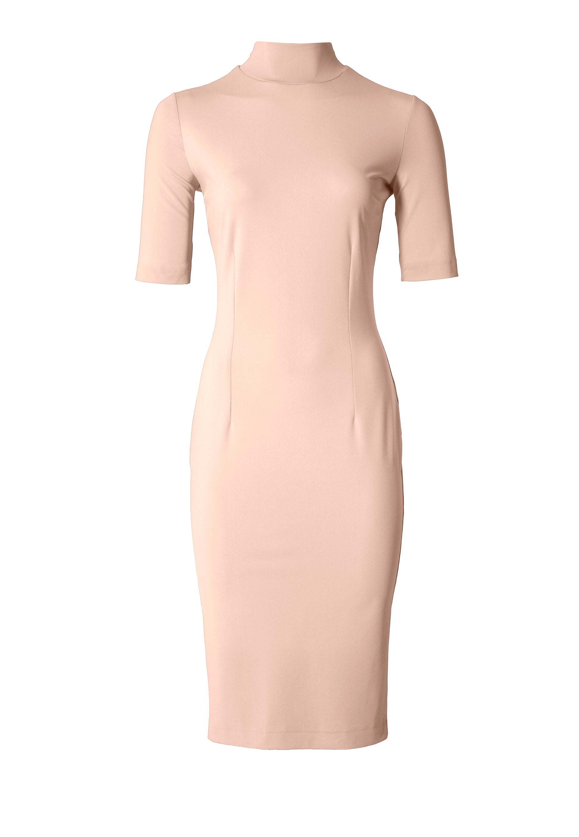 Levoire | Robe À Col Montant À Manches Courtes