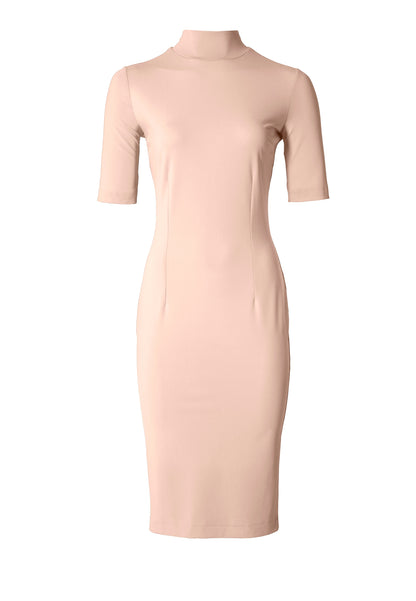 Levoire | Robe À Col Montant À Manches Courtes