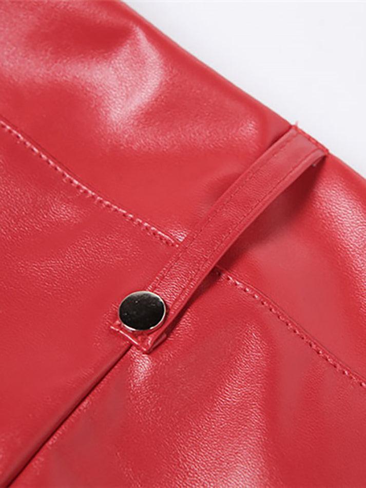 Levoire | Pantalon En Pu Avec Lacets Découpés