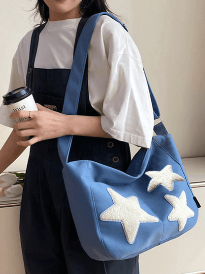 Levoire | Sac Bandoulière À Imprimé Étoiles Mignon Bleu Taille unique