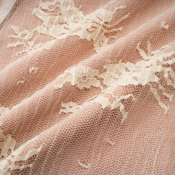 Levoire | Blanc Évasé Poignet Manches Longues Robe