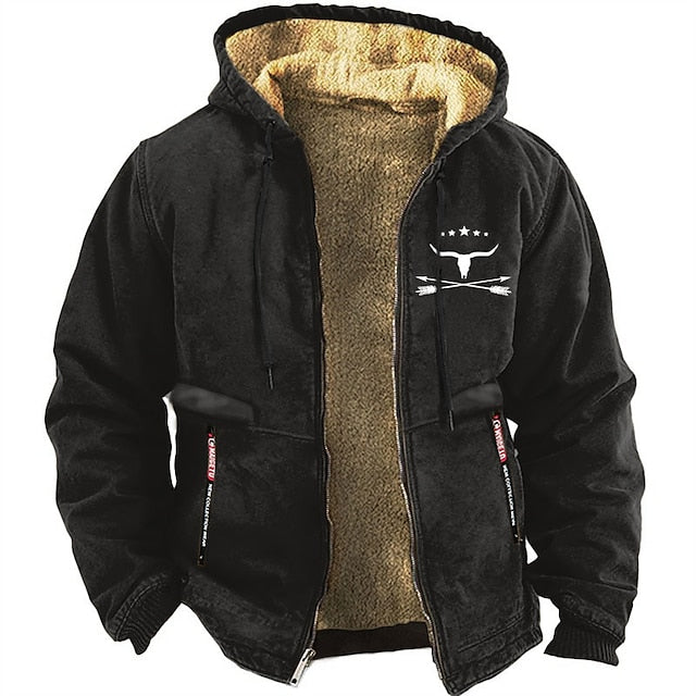 Levoire | Veste À Capuche En Polaire À Manches Longues Avec Fermeture Éclair Noir