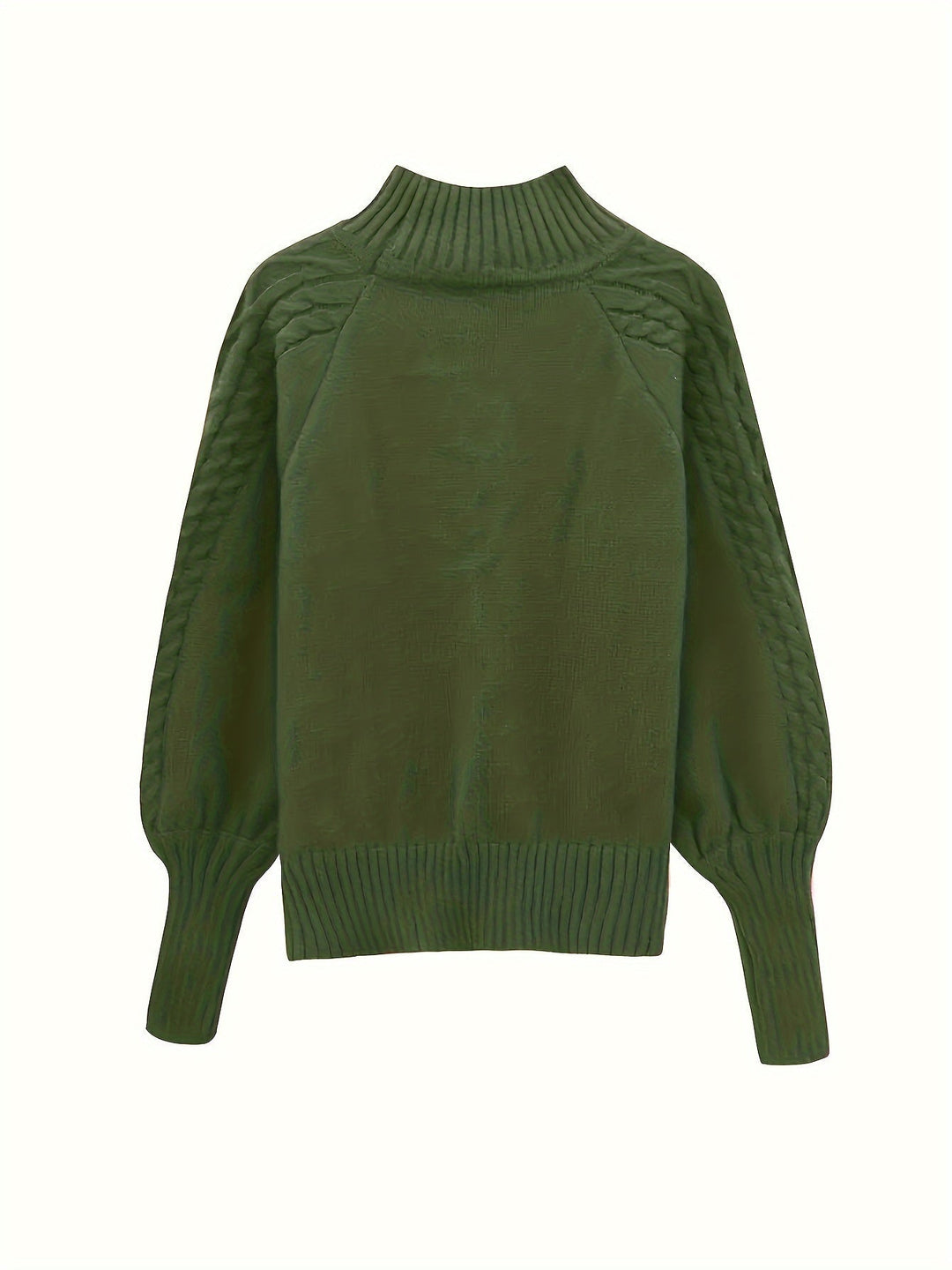 Levoire | Pull Encolure Haute Tricoté Avec Des Épaules Tombantes