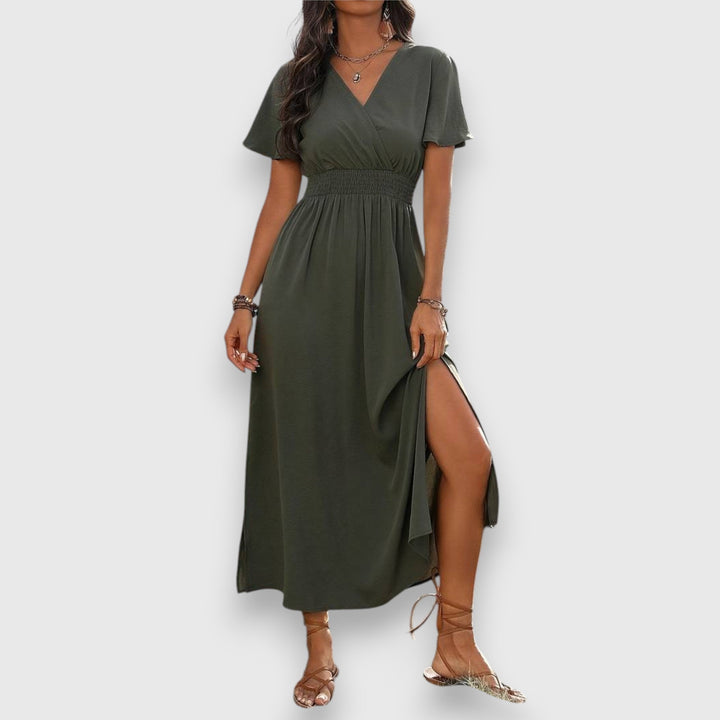 Levoire | Élégant Robe Manches Courtes