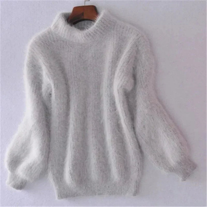 Levoire | Élégant Décontracté Pull Tricoté Lâche Gris