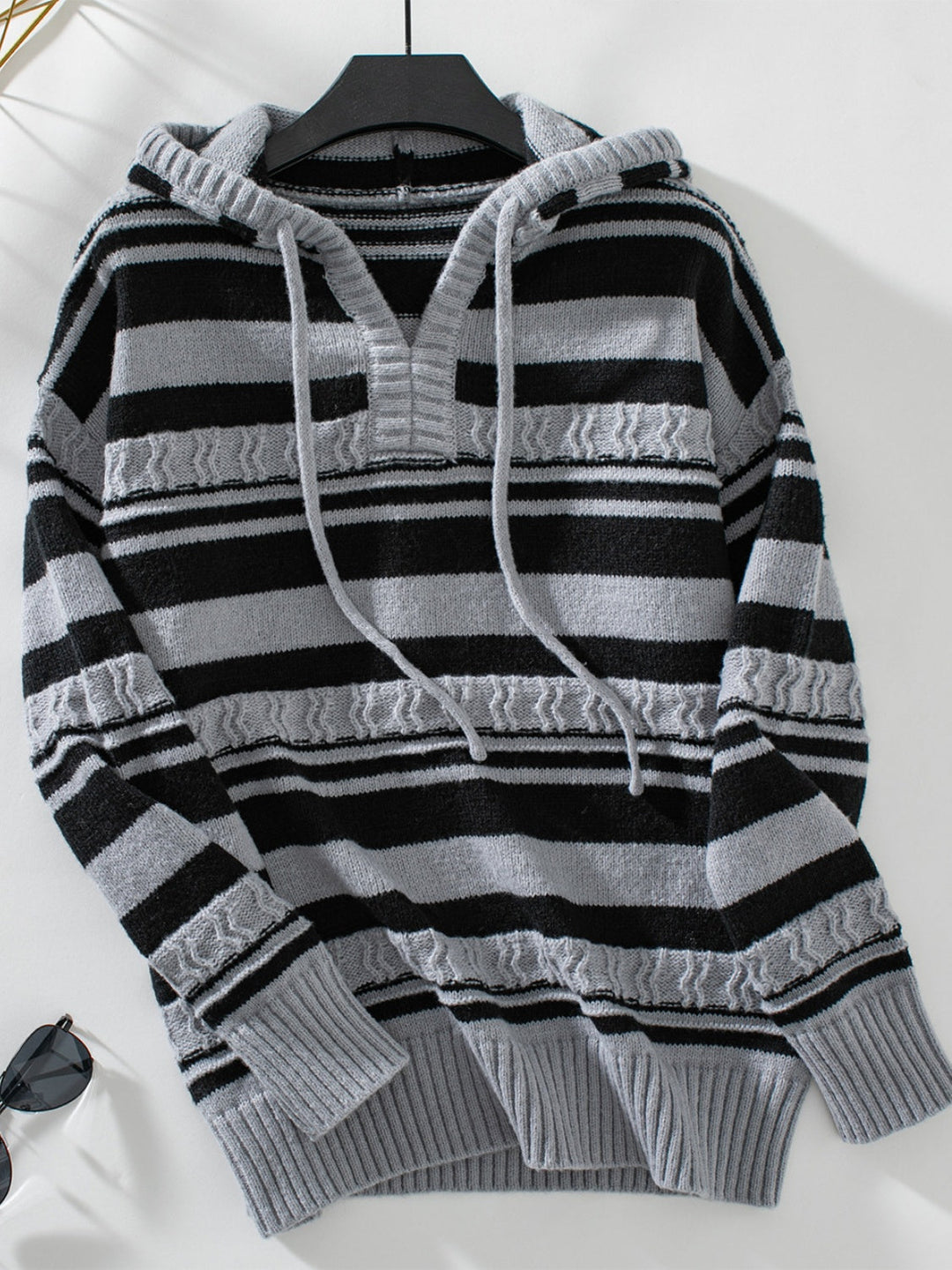 Levoire | Manteau À Col Fourrure Détachable Gris Foncé