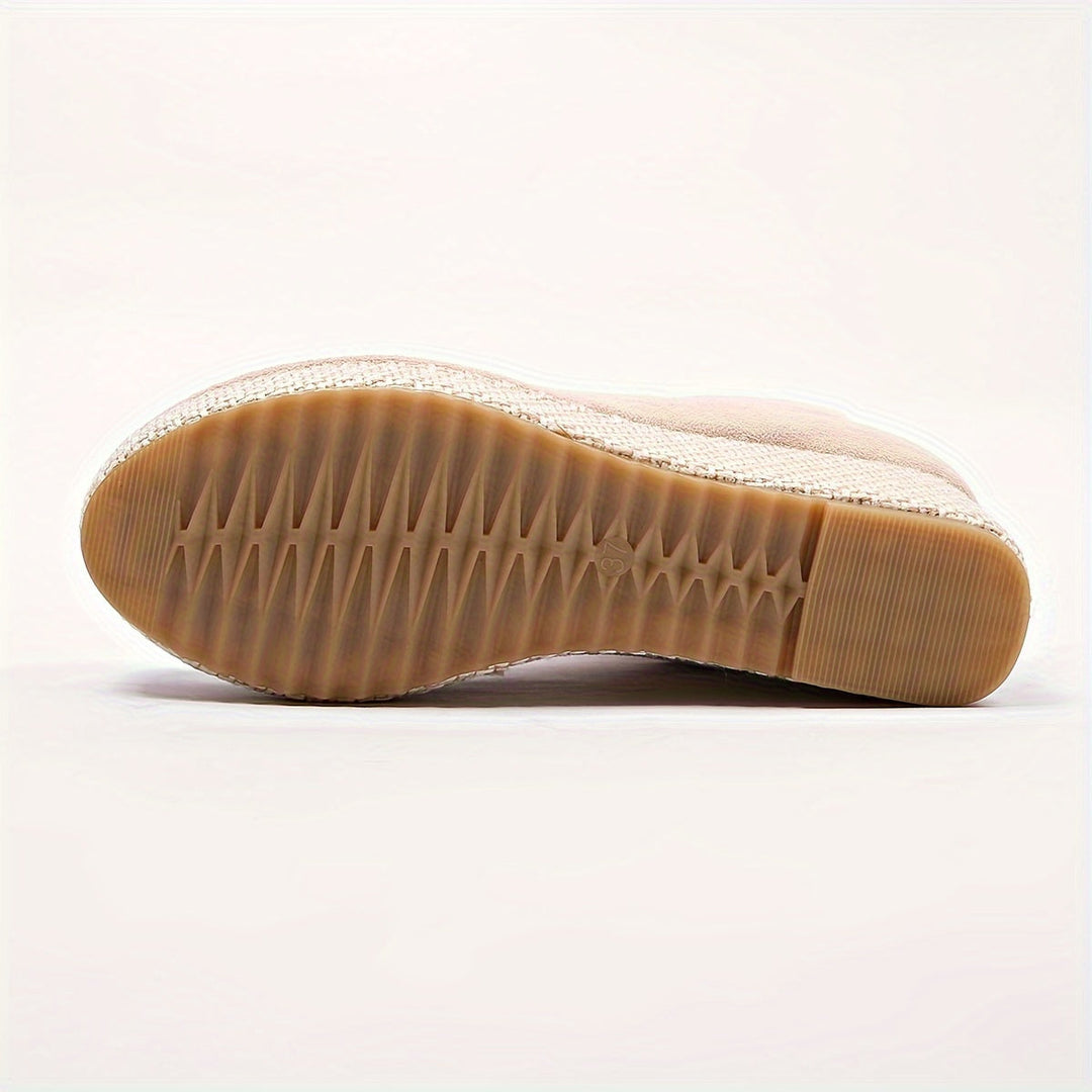 Levoire | Bottines À Talons Wedge Confortables Pour Femmes À Bout Rond