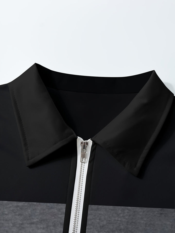 Levoire | Chemise De Golf Pour Hommes À Bloc De Couleurs À Manches Longues