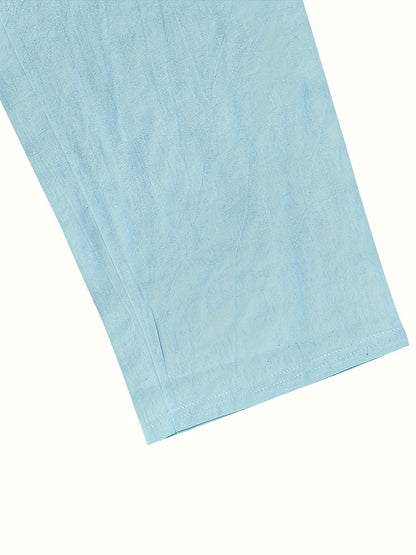 Levoire | Loisirs Coton Lin Pantalons Couleur Unie