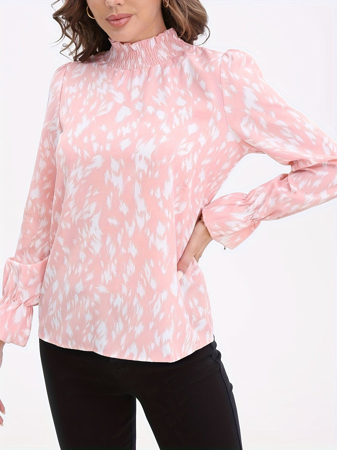 Levoire | Chemise À Imprimé Parfait Et Col Montant